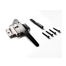 Load image into Gallery viewer, Self-Closing Fence Gate Latch, Heavy Duty Vinyl Post Mount Automatic Self-Locking Wooden Gate Hardware, Gravity Lever Door Latches for Outdoor/Secure Pool/Yard/Garden