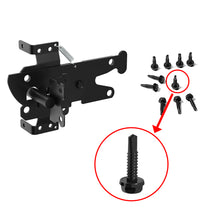 Load image into Gallery viewer, Self-Locking Fence Gate Latch, Heavy Duty Vinyl Post Mount Automatic Self-Closing Wooden Gate Hardware, Gravity Lever Door Latches for Outdoor/Secure Pool/Yard/Garden