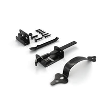 Load image into Gallery viewer, Slide Gate Latch Bolt Lock with Padlock Hole, Heavy Duty Fence Gate Bolt Latch Locks Hardware for Shed Wooden Fences Barn Yard Doors Outdoor Latch (Black)