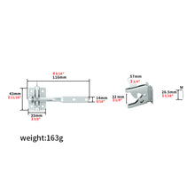 Load image into Gallery viewer, Gravity Gate Latch - Heavy-Duty Self-Locking for Wooden & Vinyl Fence Gates (Galvanized)