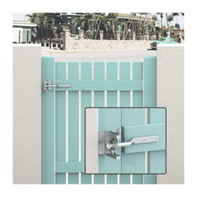 Load image into Gallery viewer, Gravity Gate Latch - Heavy-Duty Self-Locking for Wooden & Vinyl Fence Gates (Galvanized)