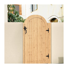 Load image into Gallery viewer, Self-Closing Fence Gate Latch With Handle, Heavy Duty Vinyl Post Mount Automatic Self-Locking Wooden Gate Hardware, Gravity Lever Door Latches for Outdoor/Secure Pool/Yard/Garden