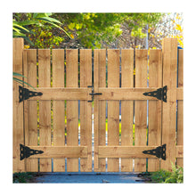 Load image into Gallery viewer, Self-Closing Fence Gate Latch, Heavy Duty Vinyl Post Mount Automatic Self-Locking Wooden Gate Hardware, Gravity Lever Door Latches for Outdoor/Secure Pool/Yard/Garden