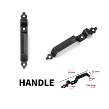 Load image into Gallery viewer, Self-Locking Fence Gate Latch With Handle, Heavy Duty Vinyl Post Mount Automatic Self-Closing Wooden Gate Hardware, Gravity Lever Door Latches for Outdoor/Secure Pool/Yard/Garden