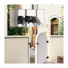 Load image into Gallery viewer, Slide Gate Latch Bolt Lock with Padlock Hole, Heavy Duty Fence Gate Bolt Latch Locks Hardware for Shed Wooden Fences Barn Yard Doors Outdoor Latch (Black)