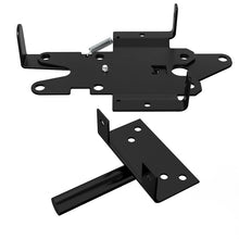 Load image into Gallery viewer, Self-Locking Fence Gate Latch, Heavy Duty Vinyl Post Mount Automatic Self-Closing Wooden Gate Hardware, Gravity Lever Door Latches for Outdoor/Secure Pool/Yard/Garden