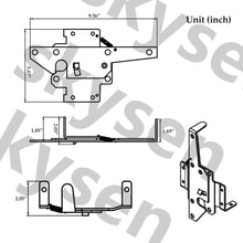 Load image into Gallery viewer, Self-Locking Fence Gate Latch, Heavy Duty Vinyl Post Mount Automatic Self-Closing Wooden Gate Hardware, Gravity Lever Door Latches for Outdoor/Secure Pool/Yard/Garden