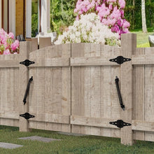 Load image into Gallery viewer, skysen 14" Fence gate Spring self Closing and Adjustable for Wooden or Vinyl Fence,Carbon Steel,Black(gate spring-14")