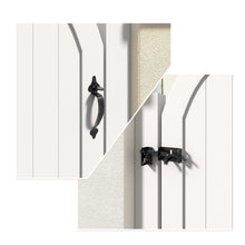 Load image into Gallery viewer, Slide Gate Latch Bolt Lock with Padlock Hole, Heavy Duty Fence Gate Bolt Latch Locks Hardware for Shed Wooden Fences Barn Yard Doors Outdoor Latch (Black)
