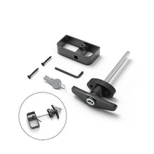 Load image into Gallery viewer, Shed Door Gate Hnadle Lock with lock and Key, Heavy Duty Fence Gate D Shape Handle Locks Hardware for Shed Wooden Fences Barn Yard Doors
