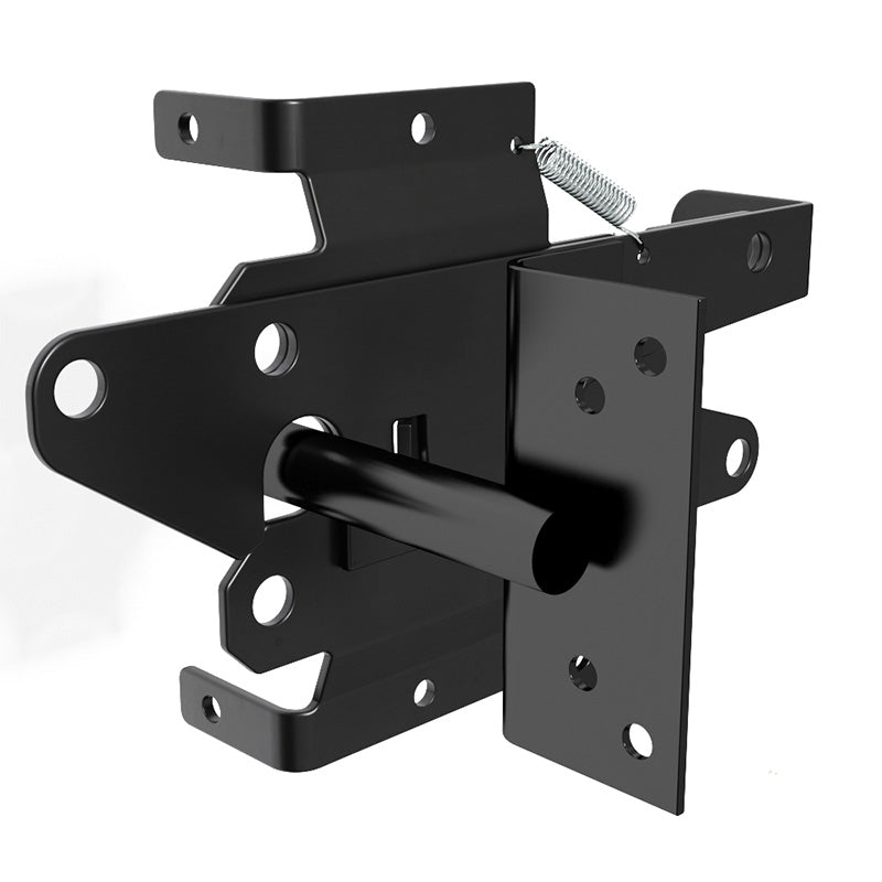 Self-Locking Fence Gate Latch, Heavy Duty Vinyl Post Mount Automatic S ...