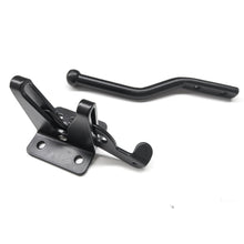Load image into Gallery viewer, Gravity Gate Latch - Heavy-Duty Self-Locking for Wooden &amp; Vinyl Fence Gates (Black Steel)
