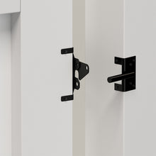 Load image into Gallery viewer, Self-Locking Fence Gate Latch, Heavy Duty Vinyl Post Mount Automatic Self-Closing Wooden Gate Hardware, Gravity Lever Door Latches for Outdoor/Secure Pool/Yard/Garden
