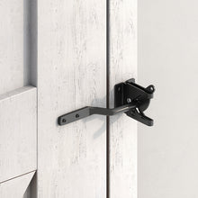 Load image into Gallery viewer, Gravity Gate Latch - Heavy-Duty Self-Locking for Wooden &amp; Vinyl Fence Gates (Black Steel)
