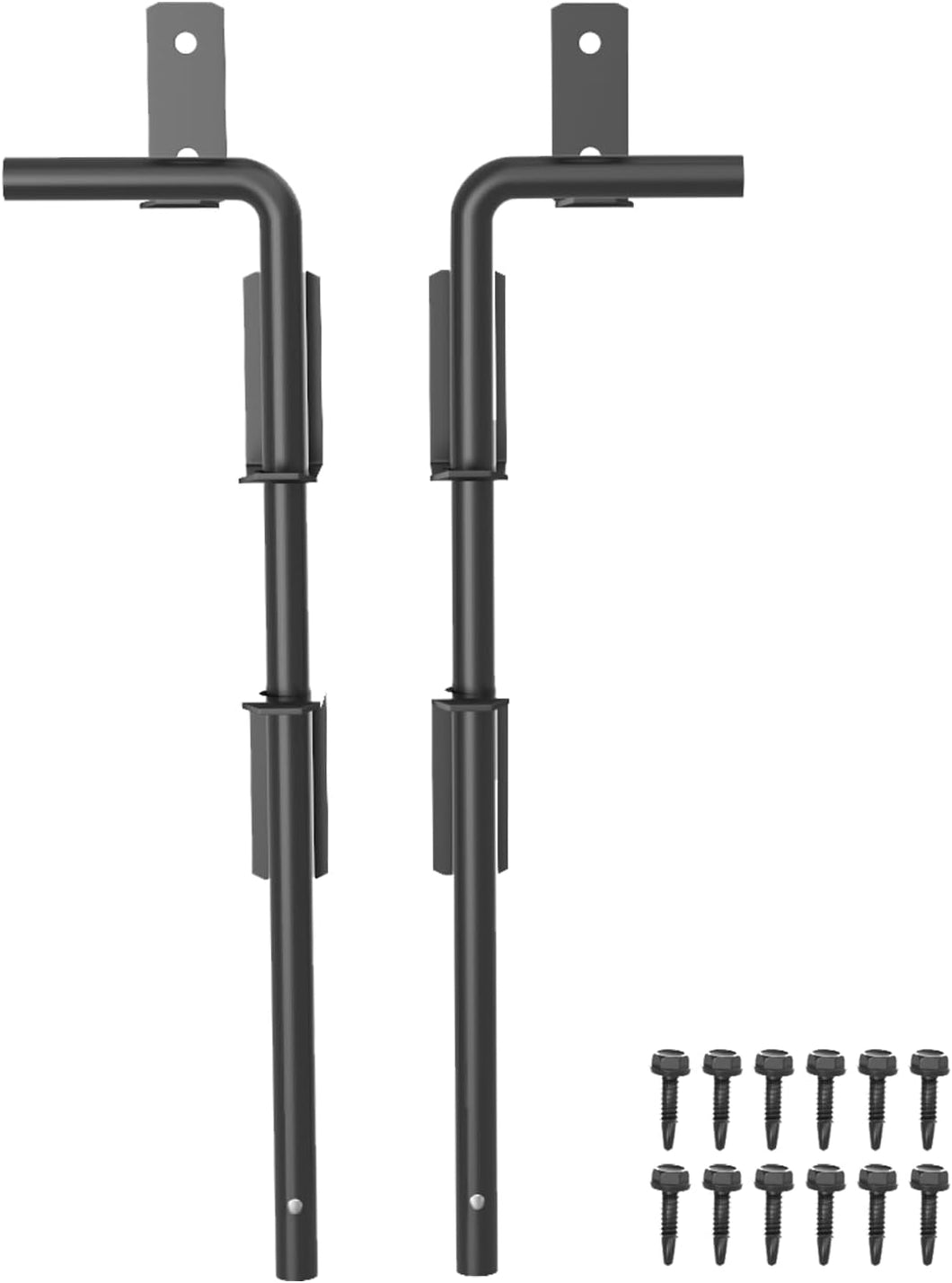 SKYSEN 2 Pack Cane Bolts for Gates, Gate Drop Rod, Gate Stopper- Ultra Drop pin Dia of 19/32