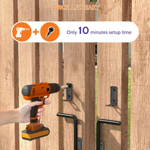 Load image into Gallery viewer, SKYSEN 2 Pack Cane Bolts for Gates, Gate Drop Rod, Gate Stopper- Ultra Drop pin Dia of 19/32&quot;- Heavy Duty gate Bolt- Wood &amp; Vinyl Fence gate Hardware
